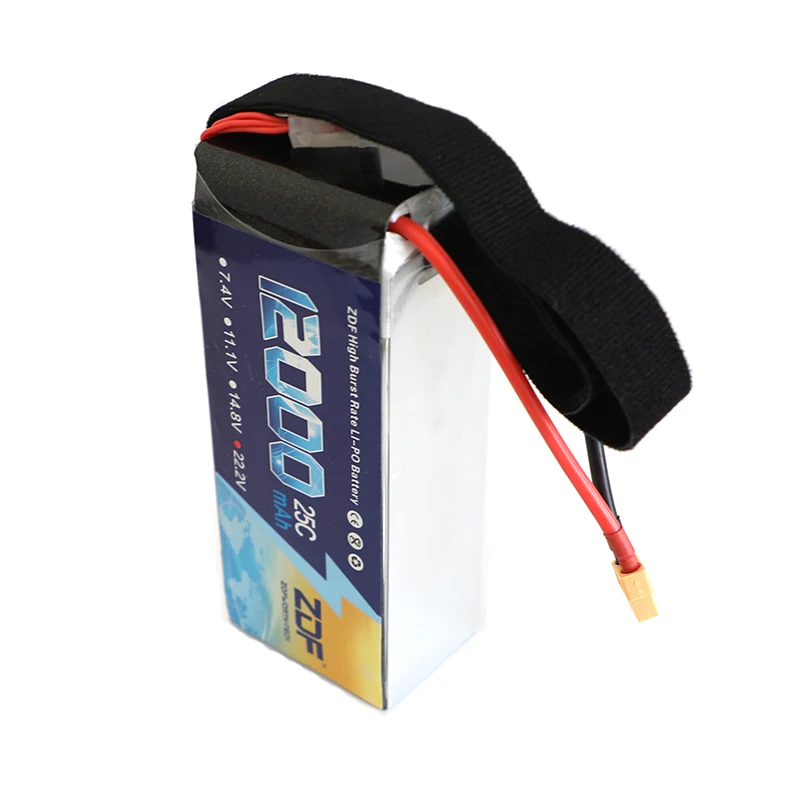 4 шт./лот ZDF хорошее качество Lipo батарея 22 2 V 6S 12000MAH 25C-50C RC AKKU Bateria для самолета