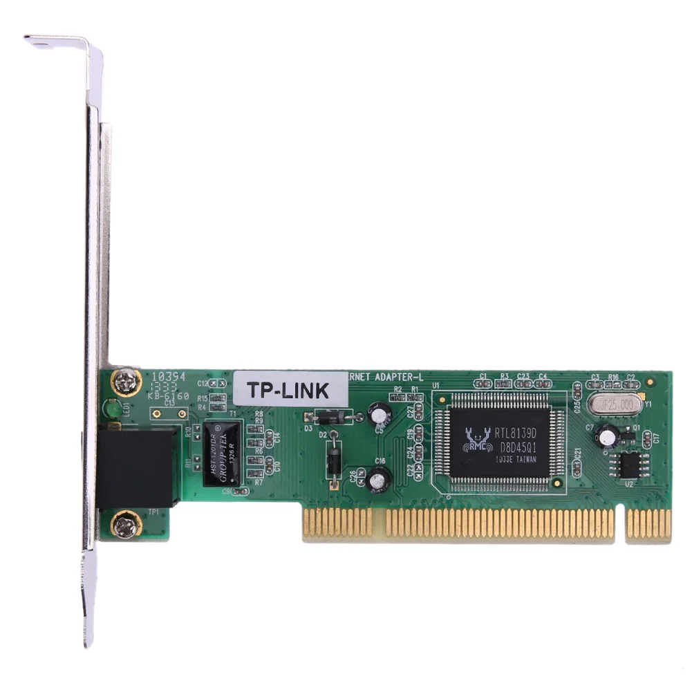 Проводные сетевые карты Newst PCI Realtek RTL8139D 10/100 м Мбит/с высокое качество RJ45 Ethernet Lan