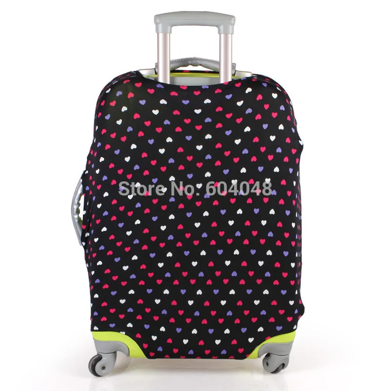 Эластичный полиэстеровый Чехол для багажа с принтом путешествий 20-32 дюймов