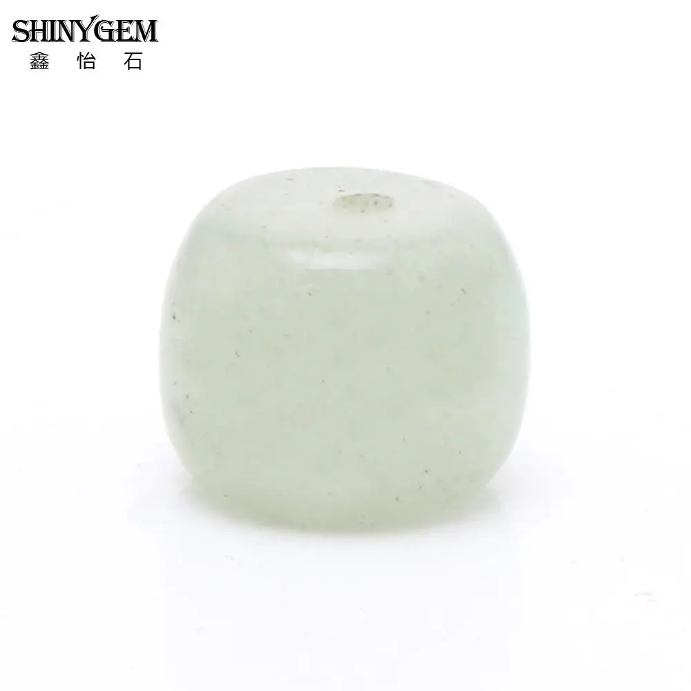 Круглые зеленые бусины ShinyGem 5*8 мм/8*10 мм Rondelle китайские из натурального камня для