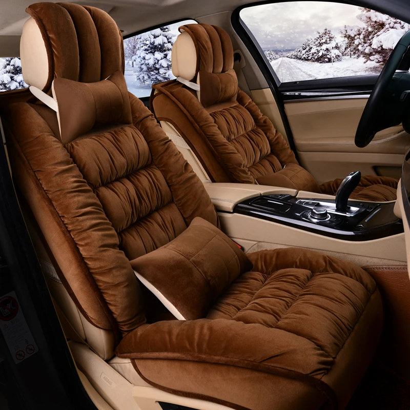 3D полностью закрытый корпус с двумя зимние коврик для сиденья