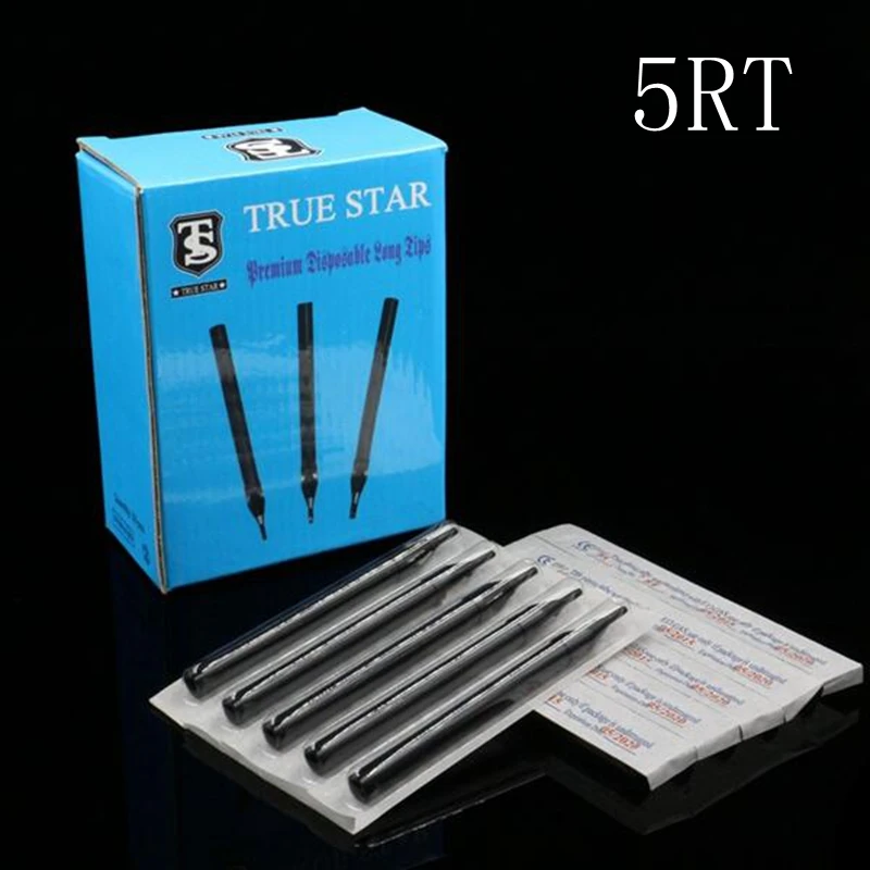 

5RT professional 50 PCS/lot Round Disposable Nozzle Plastic Tips For Tattoo Machine for tattoorist