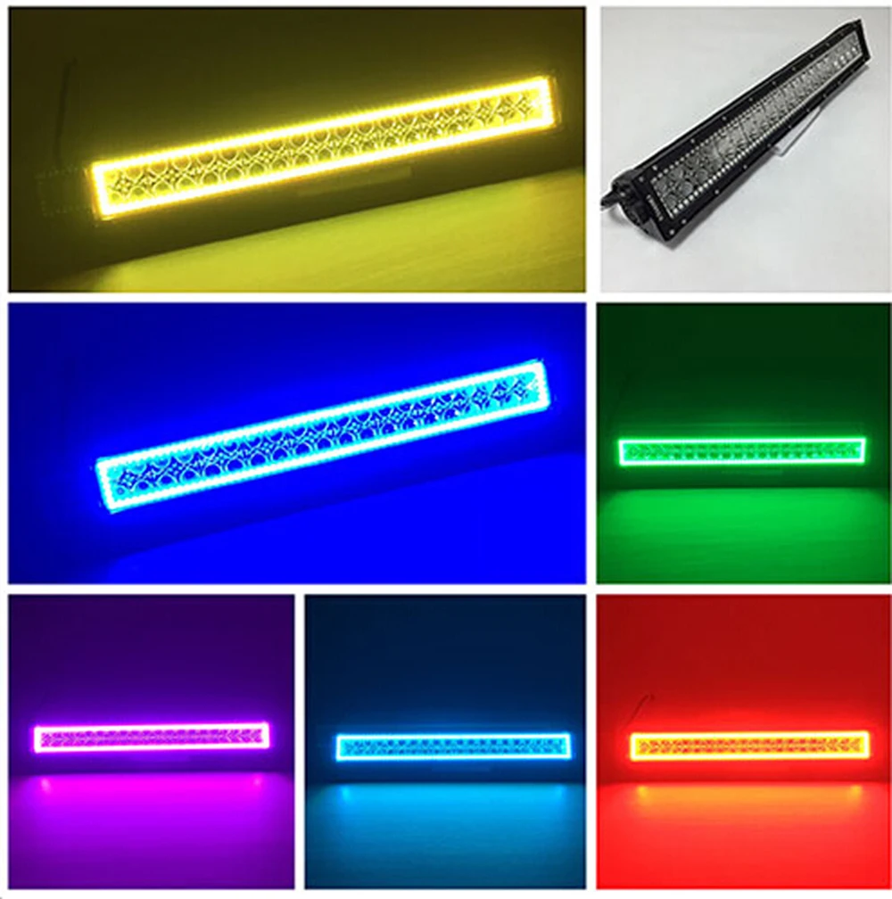 13 5 &quot22&quot 32 &quot42&quot 50 &quot52&quot прямой/изогнутый СВЕТОДИОДНЫЙ светильник RGB Halo
