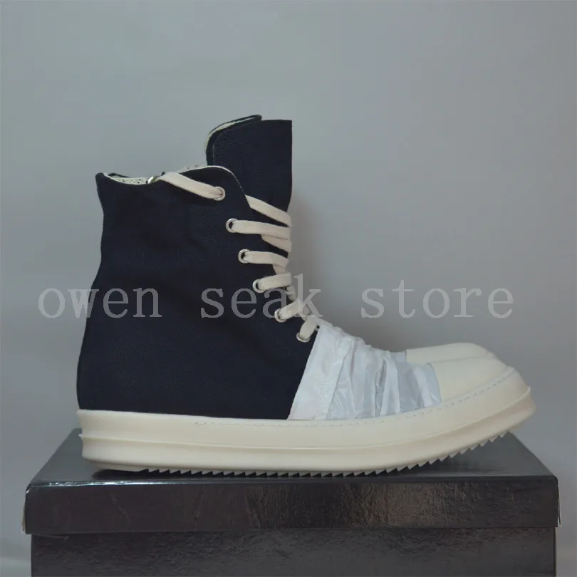 Кроссовки женские холщовые с высоким берцем на шнуровке молнии | Обувь