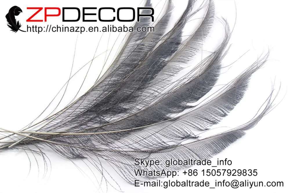 ZPDECOR 50 шт./лот 30 40 см (12 16 дюймов) ручная работа премиум качества серебристо серый