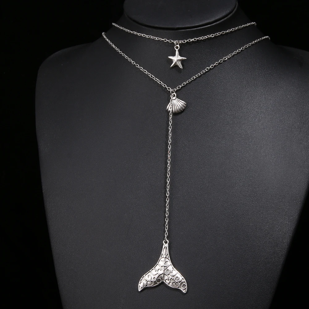 UMKA новый дизайн в стиле бохо пляжные Подвески виде морской звезды ракушки