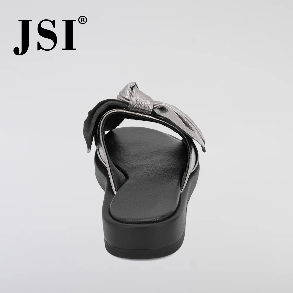 JSI/Новые летние женские тапочки Ручная работа Натуральная кожа Модная женская