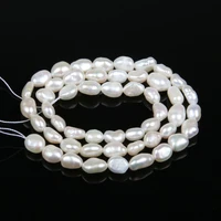 aaa natural freshwater pearl beads high quality 38cm punch loose beads for diy women elegant necklace bracelet jewelry making