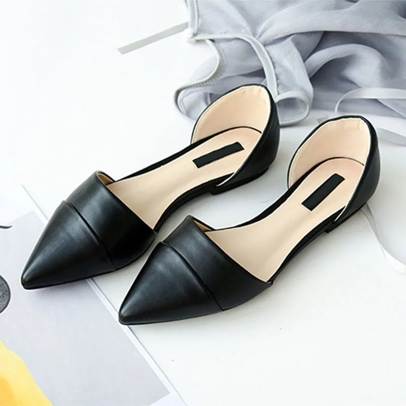 Женские босоножки с вырезами весенне летние пляжные сандалии острым носком