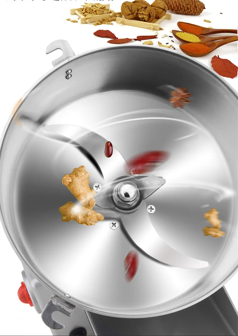 JamieLin 2500 г китайская медицина травяная зерношлифовальная машина Коммерческая