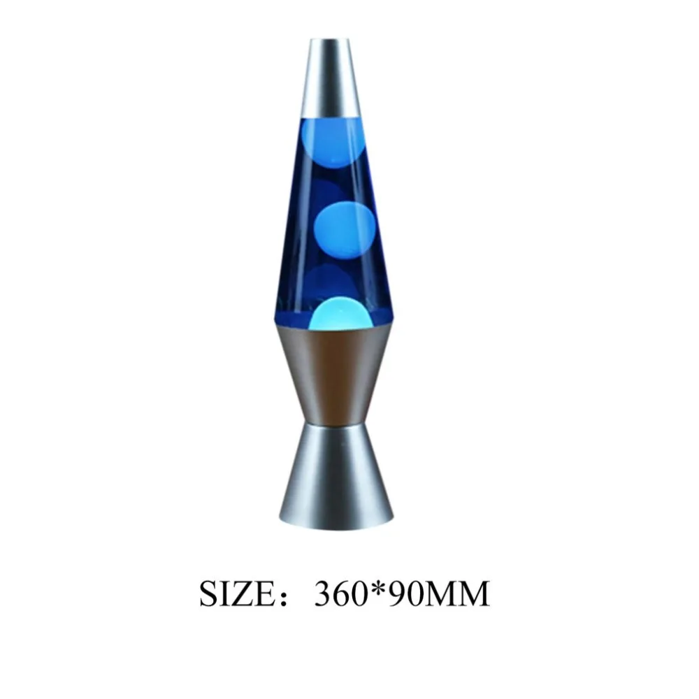 Алюминиевая база Лава воском лампа жидкая паста свет инновационные конические