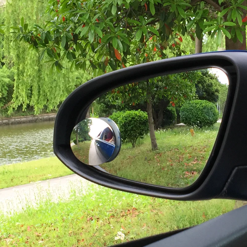 SEBTER 360 Wide Angle Round Convex Mirror Car Vehicle Side Blindspot Blind Spot RearView Small | Автомобили и мотоциклы