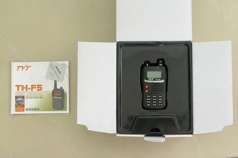 Портативный UHF VHF Любительская рация трансивер 5 Вт TYT TH-F5 Ham двухстороннее радио