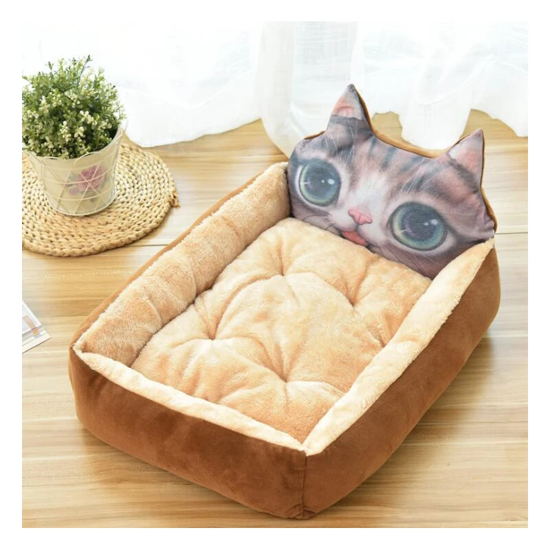 Pet Beds for Dogs Cats Soft Cotton Breathable Dog Sofas House Bed Hand Wash Bench For Small Large | Дом и сад