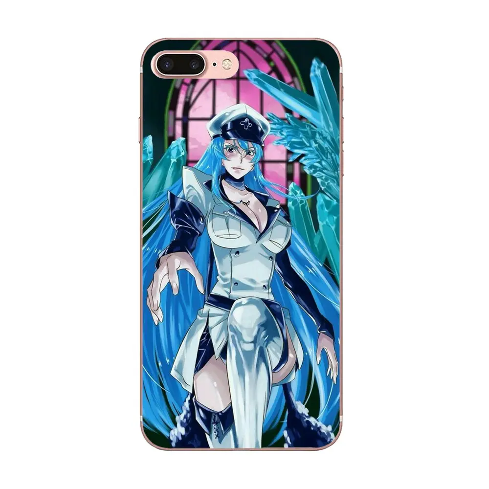 Мягкие сумки для сотовых телефонов Akame Ga Kill с аниме принтом Apple iPhone 4 4S 5 5C 5S SE 6 6S 7 8