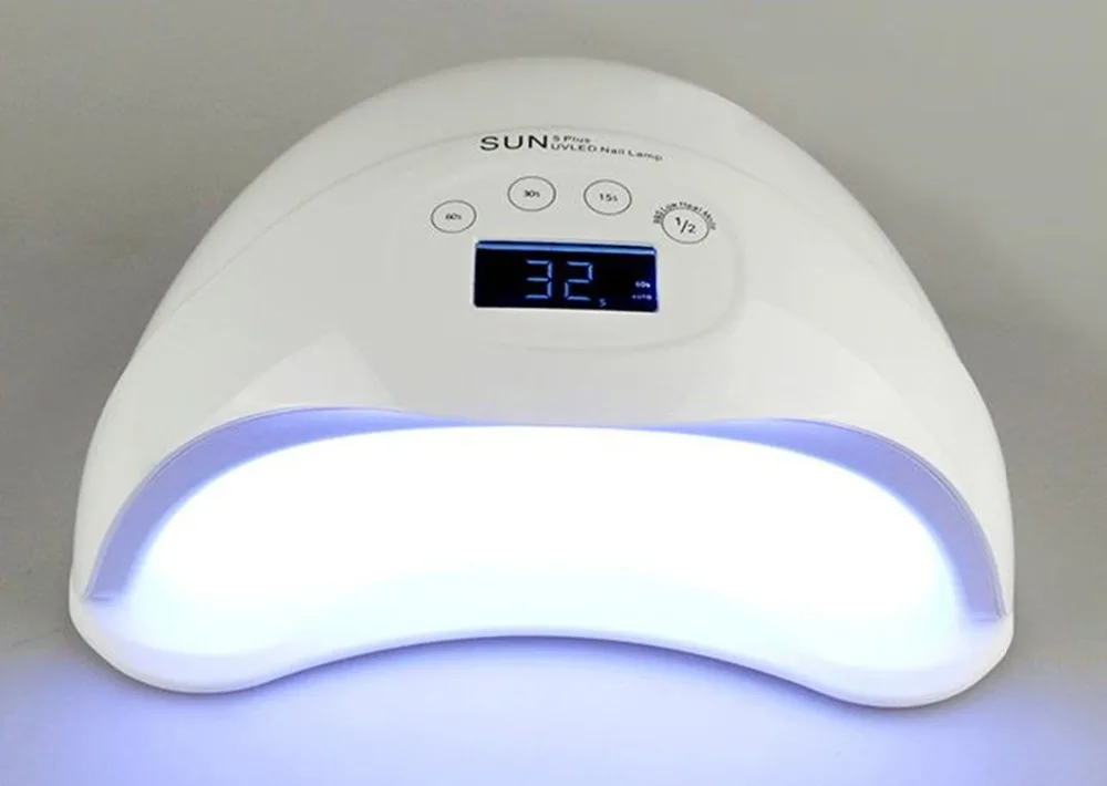 УФ лампа SUN5PLUS 50 Вт Светодиодная для ногтей всех гелей инструмент полировки