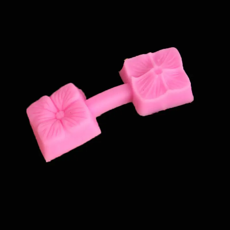 Милый силиконовый чехол 3D роза цветок Fondant (сахарная) торт форма для заливки