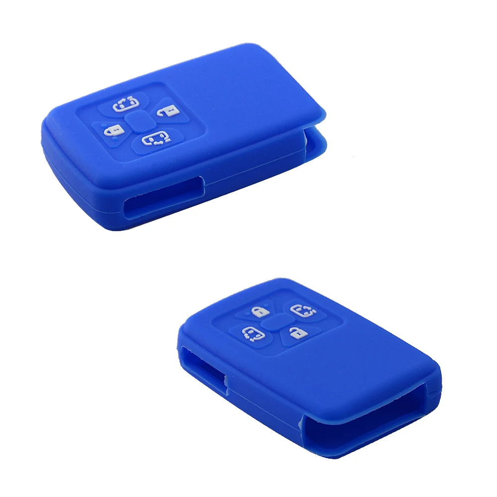 4 кнопки мягкий силиконовый резиновый чехол для автомобильного ключа протектор