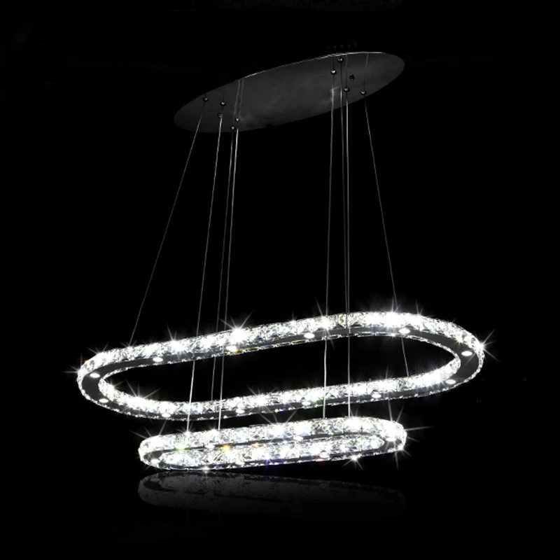 Люстра светильник K9 кристалл из нержавеющей стали светодиодное освещение