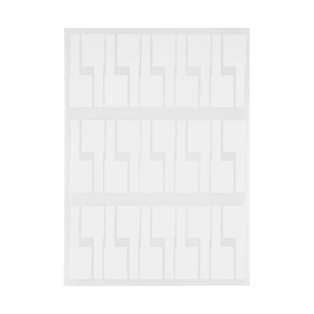 white-5sheet 150 шт 5 листов самоклеющиеся Кабельные стикеры водонепроницаемые разрывные идентификационные бирки этикетки органайзеры размер А4 - Цвет: white-5sheet