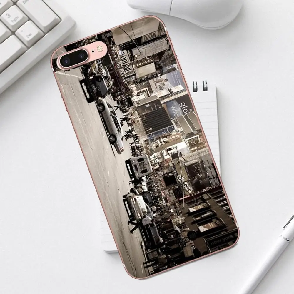 Qdowpz New York Mam TPU Print Capa For iPhone 4 4S 5 5C SE 6 6S 7 8 Plus X XS Max XR Galaxy A3 A5 J1 J3 J5 J7 2017 | Мобильные