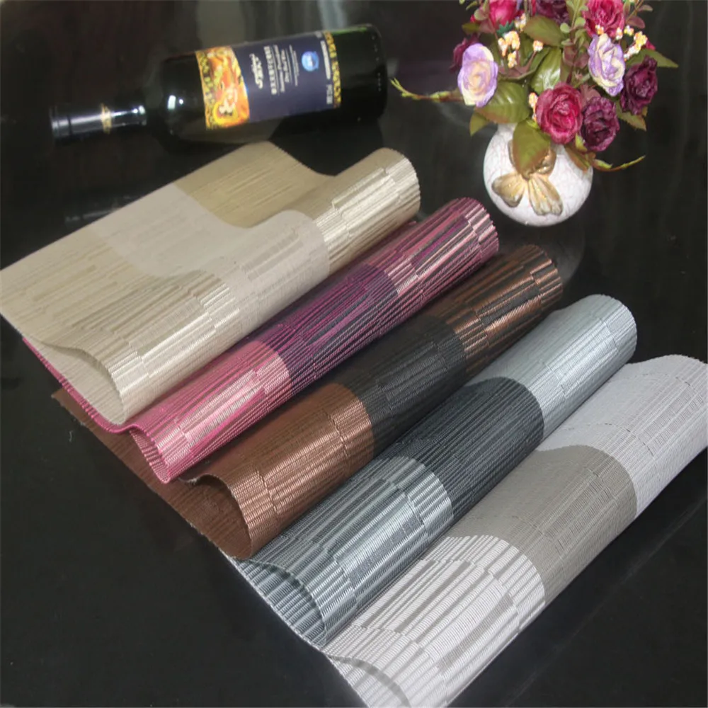 4 шт./лот салфетка под столовые приборы ПВХ обеденный стол коврик диск колодки