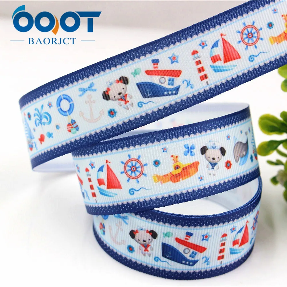 Мультяшные ленты OOOT BAORJCT 176091 25 мм 10 ярдов Термотрансферная печатная корсажная