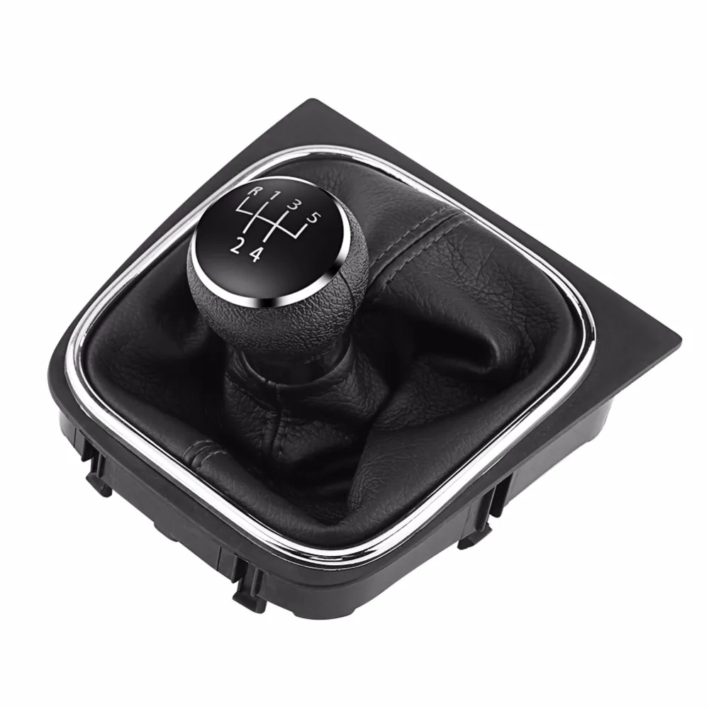 5 скоростей Ручка Переключения рулевого механизма автомобиля Gearstick Gaiter Boot Kit для VW