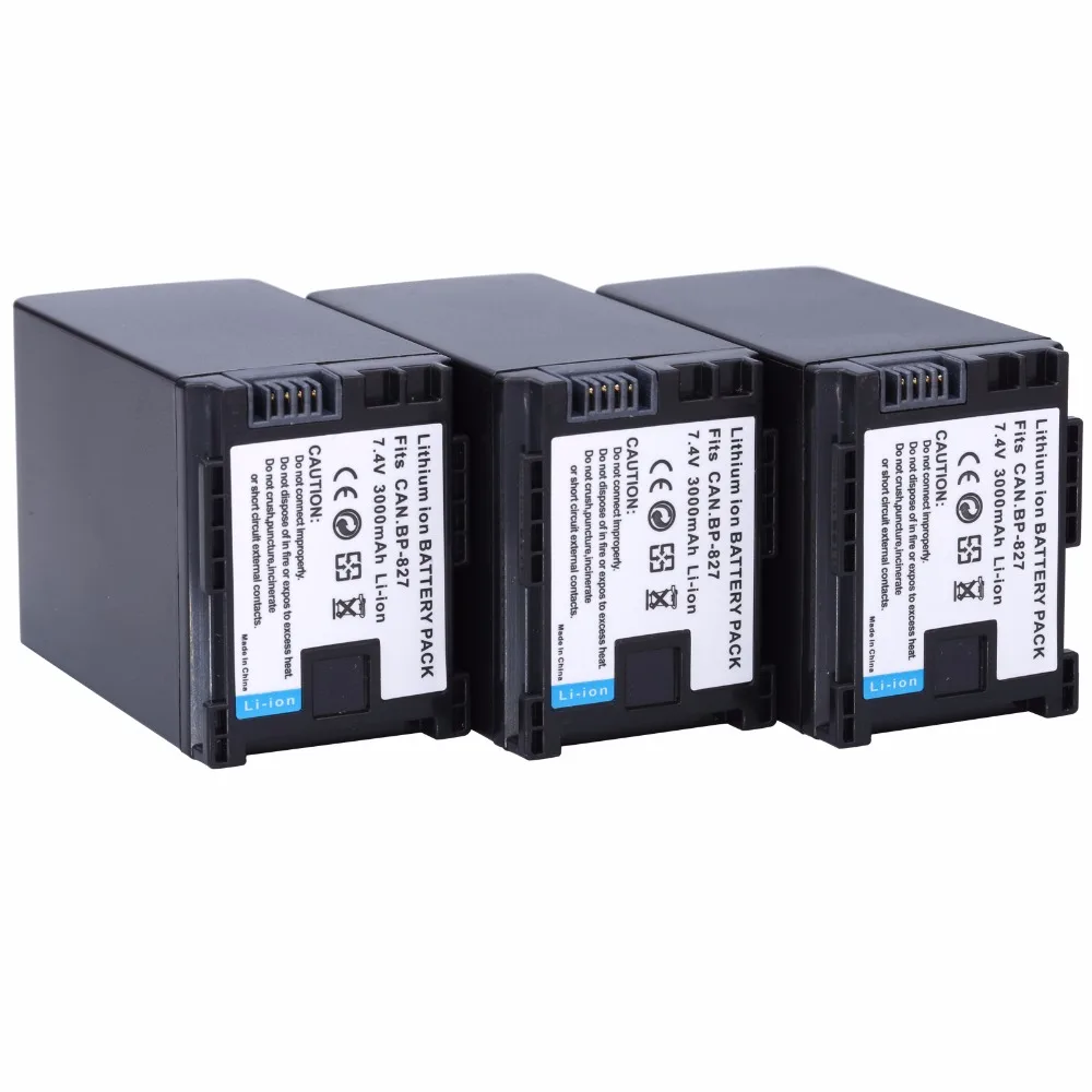 5Pcs Probty BP-827 BP 827 Battery For Canon HF10 HF11 HF100 HF20 HF200 HF S10 S11 S100 S20 S21 S200 S30 G10 Digital Camera | Электроника