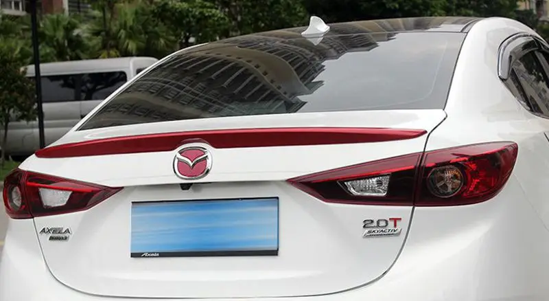 Горячая ABS пластик Неокрашенный праймер цвет спойлер на задний багажник крыло