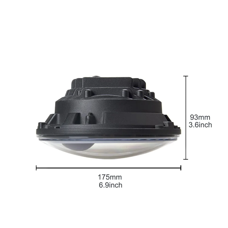 7 дюймов 60 Вт круглые светодиодные фары комплект Hi/Lo луч с углом глаза Deration