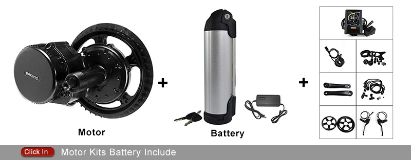 Bafang Середина мотора наборы 48 В 350 вт DIY E-bike Конвертация Середина кривошипно-приводной двигатель комплекты деталей для электровелосипеда дисплей C965 P850C DPC18