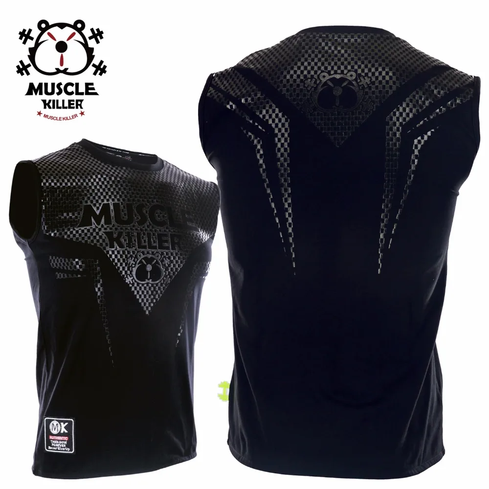 

VSZAP Thai lotus combat broadcast ask loose vest sleeveless T-shirt sports wulin wind tiger MMA fitness