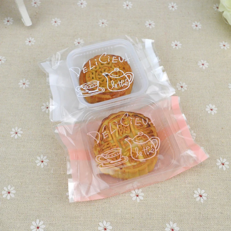 100 шт MoonCake сумка посылка мешок Mooncake упаковочная коробка красивая бумажная коробка для свадебного торта Пластиковая Упаковка конфет мыло с запахом печенья посылка