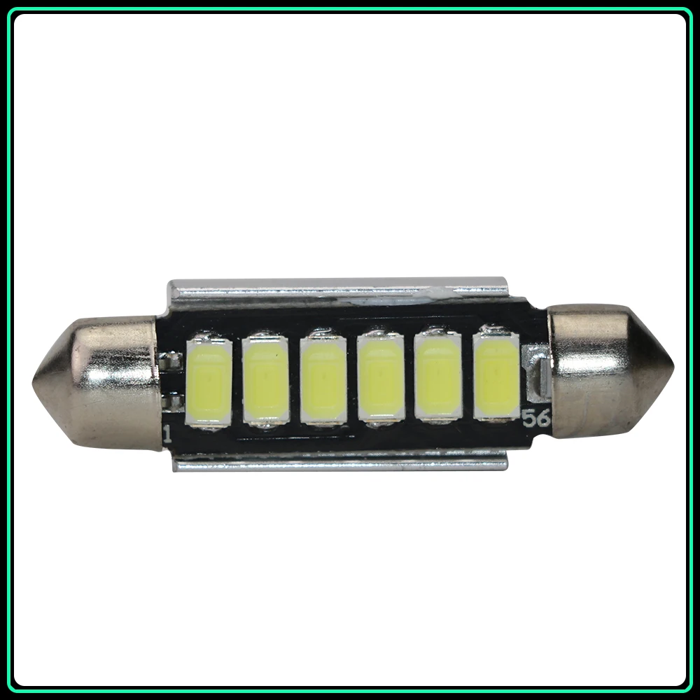 Carsty 2 шт автомобилей Светодиодный C5W C10W Лампа Белый CAN шина плафон 6SMD 5630 31 мм 41 12 V