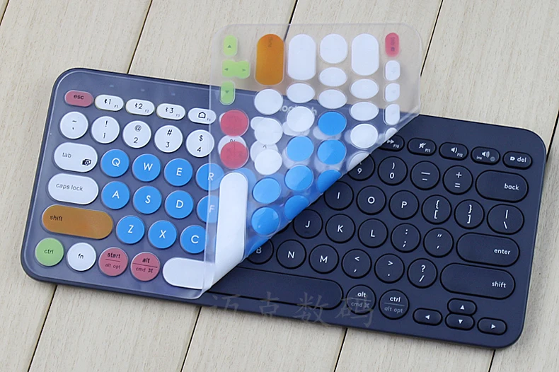 Для logitech K380 крышка клавиатуры силиконовая Водонепроницаемый настольный компьютер kyeboard защитная пленка