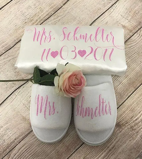 Персонализированные Имя блестящие свадебные туфли для невесты или подружки