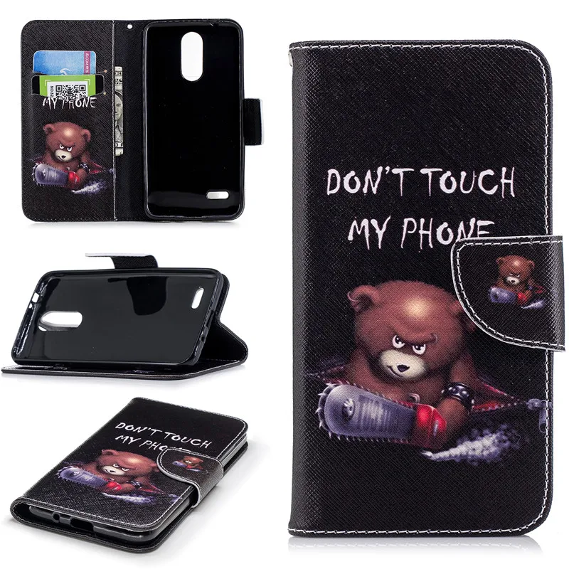 Флип чехол для LG K8 2018 книжка чехлы 5 0 дюйма кошелек с подставкой полностью