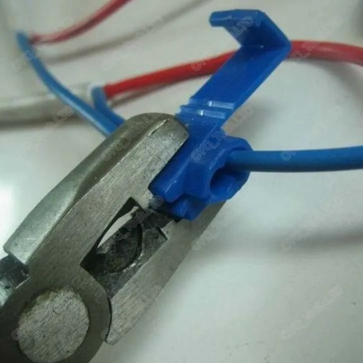 10 шт. скотч замок быстрого соединения 18-14AWG электрические клеммы Tap Scotchlock