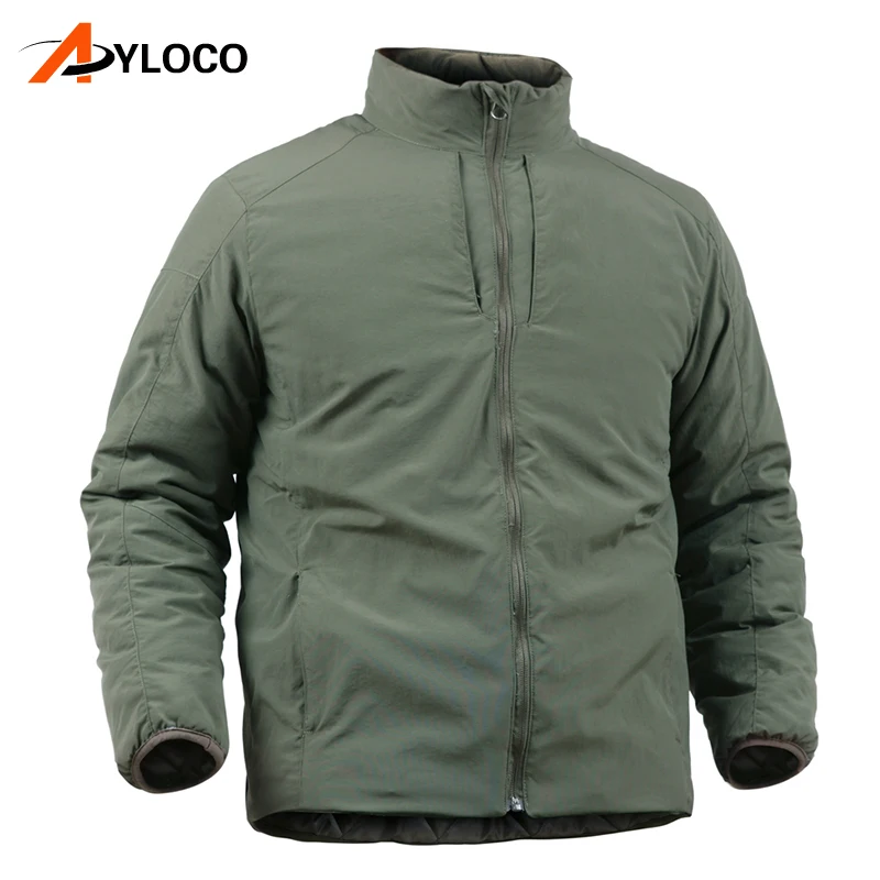 

AYLOCO брендовая одежда зимняя мужская теплая куртка повседневные парки легкое Мужское пальто тактическая верхняя одежда мужские ветровки