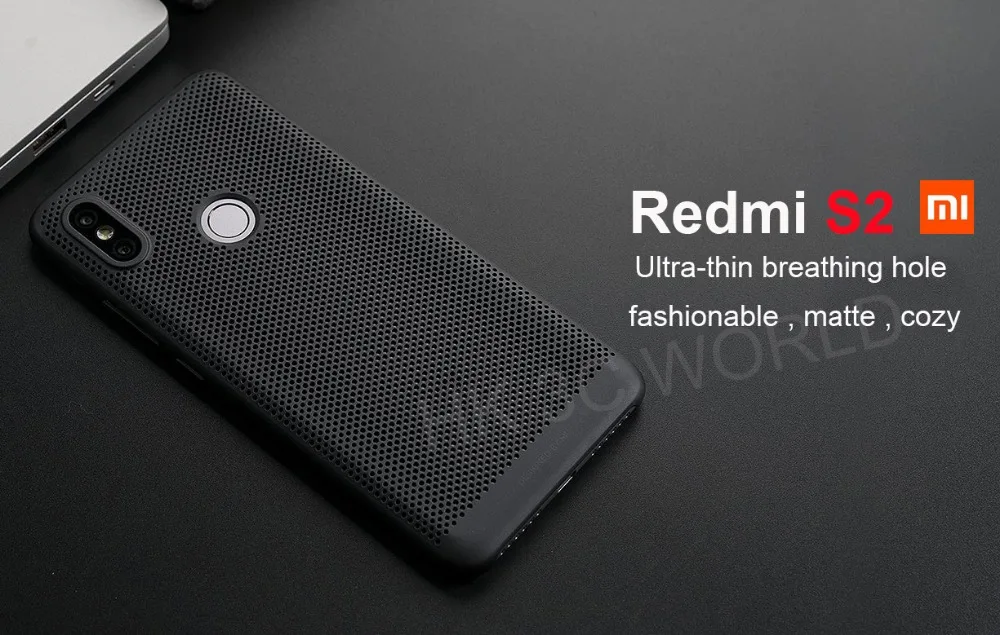 Xiaomi Redmi S2 чехол тепловыделения задняя крышка 5,9" крутой телефон 1000 отверстия дыхание Max Redmi S2 S 2 корпус из поликарбоната