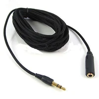 3 5mm f m expansion adapter audio headphone extension cable video cable 3m 10ft