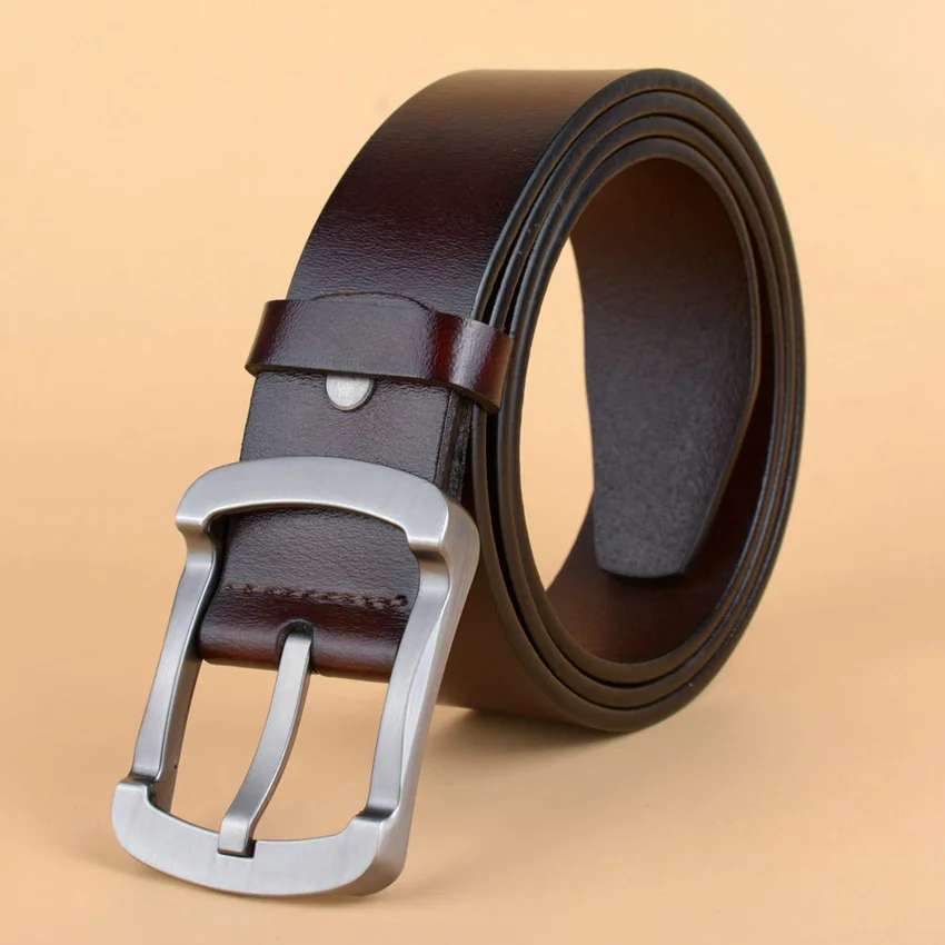 

New Arrival Belt for Men Fashion Men Leather Belt Male Strap Waistband for Men 2019 Men Genuine Leather Belt Pin Buckle