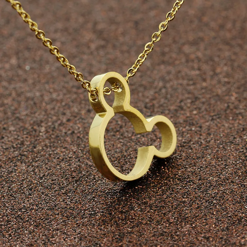 10PCS Dainty Cartoon Pendant Baby Mouse Necklace For Kids Gift Ketting Vrouwen Choker Collar Animal Fashion Jewelry Girls Women | Украшения