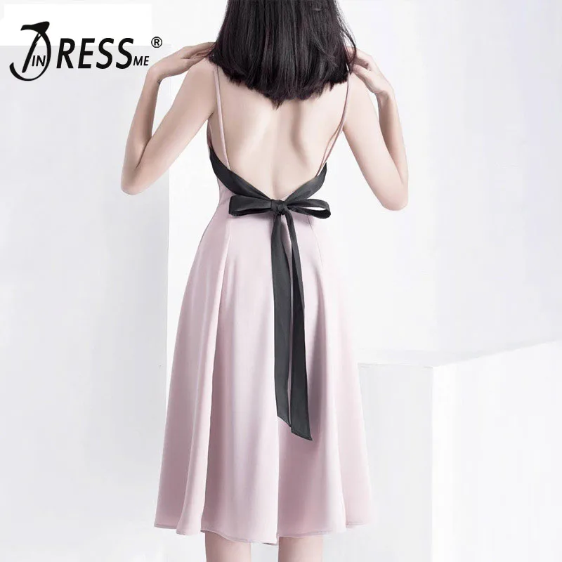 Женское Повседневное платье на бретельках INDRESSME летнее трапециевидной формы с