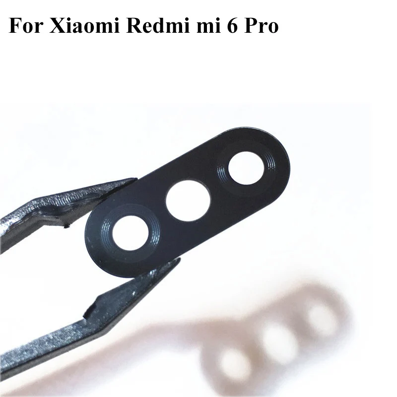 

Крышка для задней камеры xiaomi mi Redmi 6 Pro, стеклянная крышка объектива, запасные части с клеем для клея для xiaomi mi Redmi6 Pro 6pro