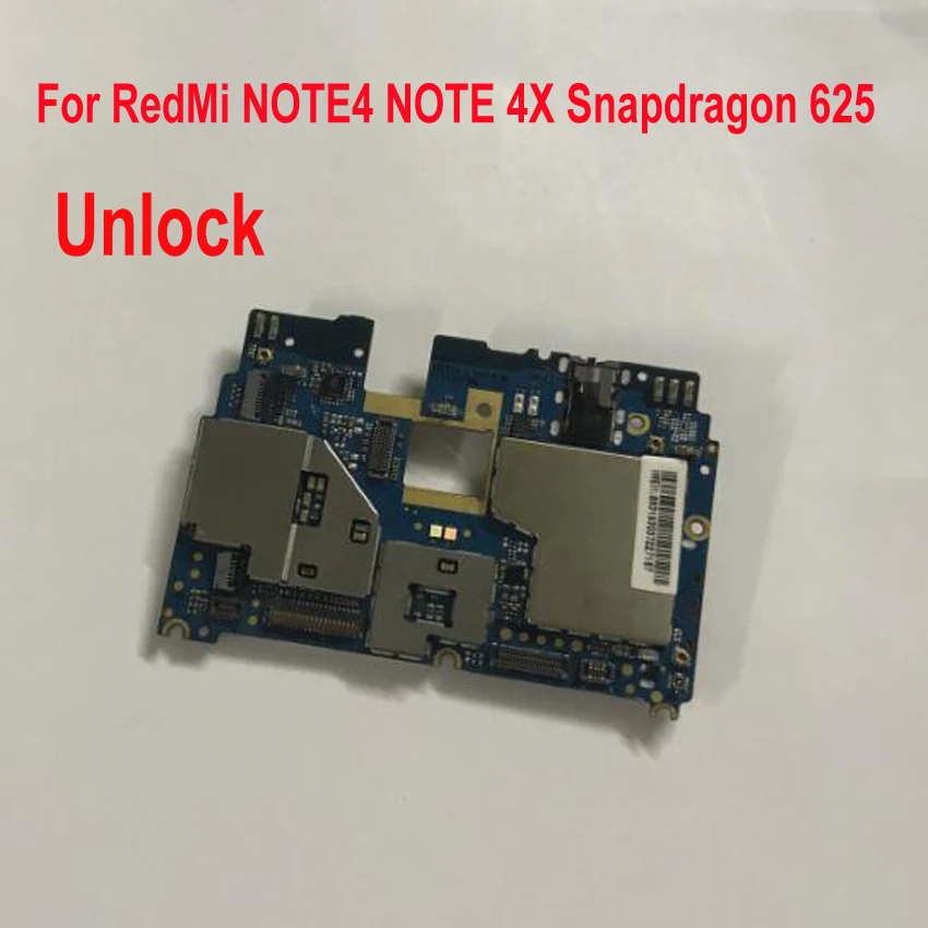 Глобальная прошивка оригинальная разблокировка Xiaomi redmi note 4X note 4 глобальная версия Snapdragon 625 материнская плата гибкий кабель