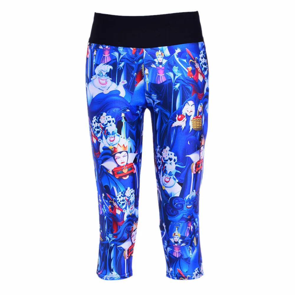 Женские 7 точечные женские брюки леггинсы queen ядовитые яблоки анимация