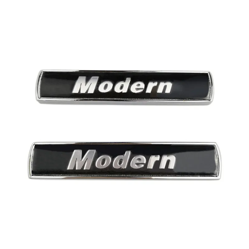 Автомобильное украшение металлическая Современная наклейка с логотипом для