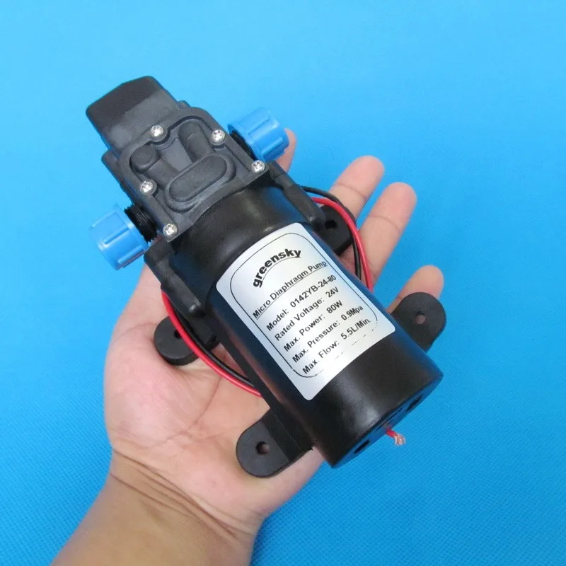 Мембранный насос 24 В для мытья автомобилей медицинское и химическое